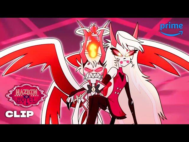 Lucifer Morningstar Fights Adam | Hazbin Hotel | Prime Video