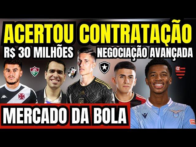 VASCO ACERTA CONTRATAÇÃO! MEIA É DESTAQUE NO BOTAFOGO! NEGOCIAÇÃO AVANÇADA POR MARCOS ANTÔNIO! E+