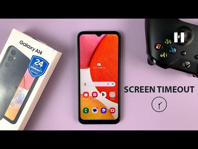 How To Change Screen Timeout Period On Samsung Galaxy A14