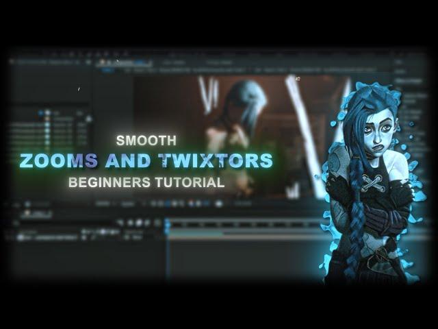 Smooth Zooms and Twixtor in - After Effects Beginners Tutorial