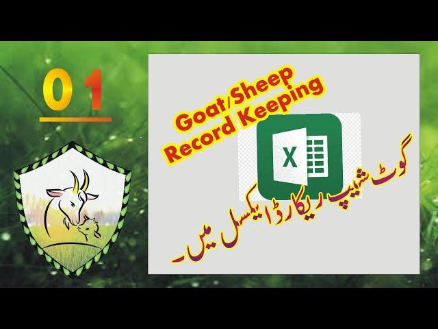 Goat / Sheep /Cattle Record keeping In Excel [2020]  |  Goat Excel Record Keeping 01