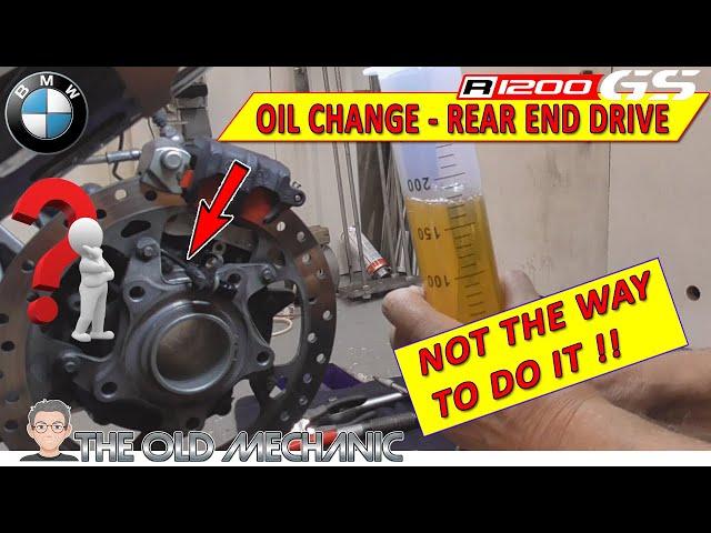 ‍ BMW R1200GS - OIL CHANGE REAR END DRIVE PART-2 ‍