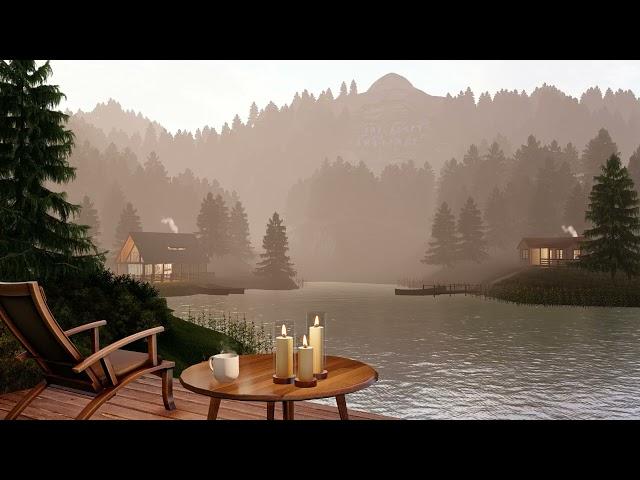 Spring Morning Ambience with Lakeshore Water Sounds and Relaxing Forest Birdsong | Cozy Sounds