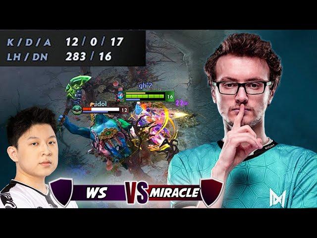 Miracle- DESTROYS WS, the First Dota 2 Player to Reach 15K MMR 