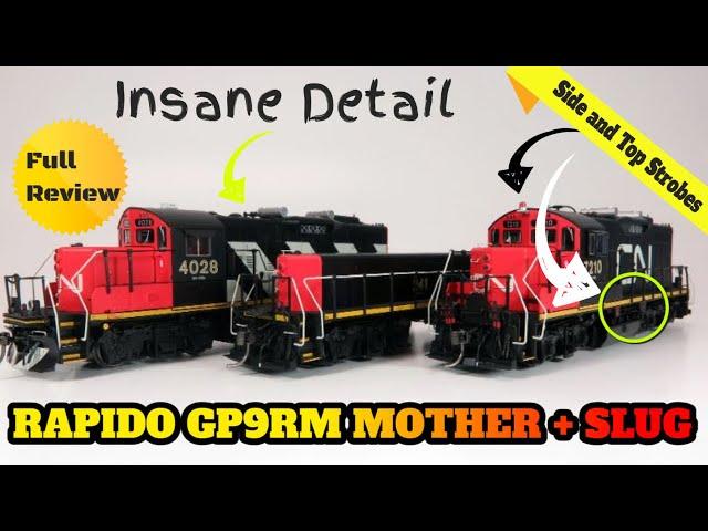 Review: Rapido HO GP9RM Mother + Slug Set, DCC/LOKSound Lots of Model Railroading Lighting Features