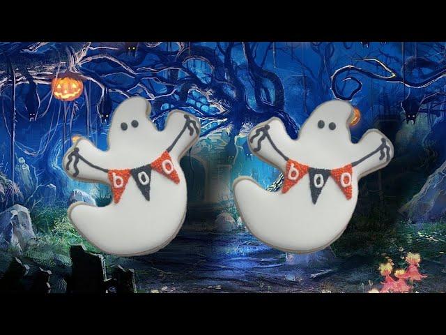 How to decorate adorably spooky ghost cookies