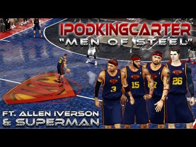 NBA 2K13 - "Men Of Steel" Mod Showcase By NikeFaller | NBA 2K13 PC Modded Gameplay Ft IpodKingCarter