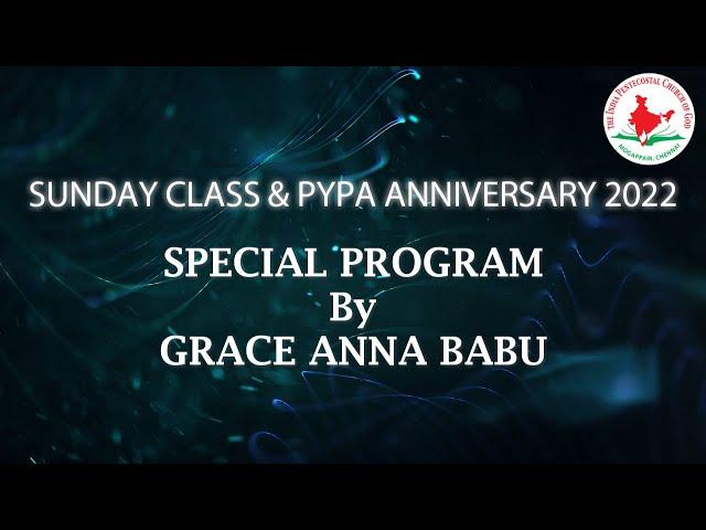 Special program by Grace Anna Babu