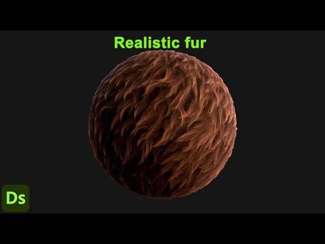 Realistic fur demonstration