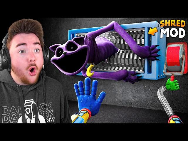 CAN WE SHRED CATNAP USING THIS MACHINE!? | Poppy Playtime Chapter 3 Gameplay (Mods)