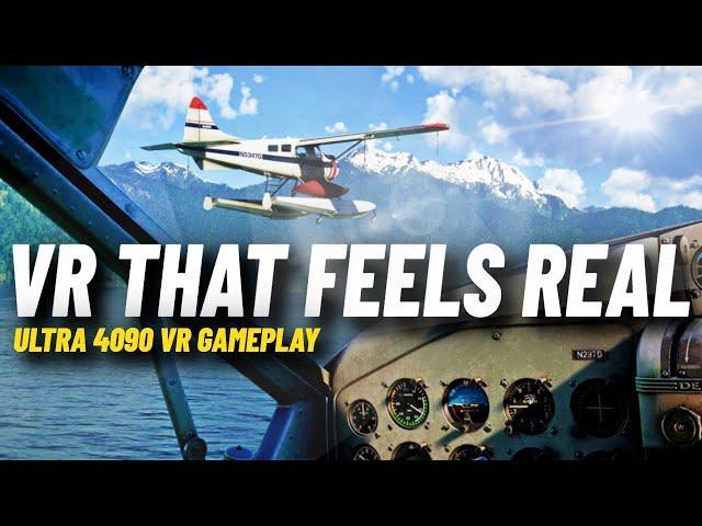 The BEST VR FLIGHT SIM is absolutely BREATHTAKING // ULTRA MSFS VR 4090 Gameplay