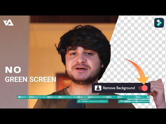 How to remove Background without green screen Wondershare Filmora 12