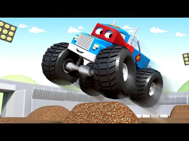 Carl der Super Truck - Der Monster Truck - Autopolis  Lastwagen Zeichentrickfilme für Kinder