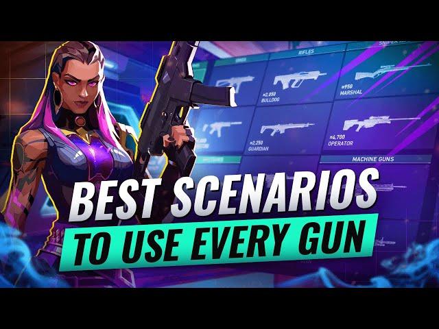 The BEST GUN For EVERY Situation! - Valorant Gun Guide