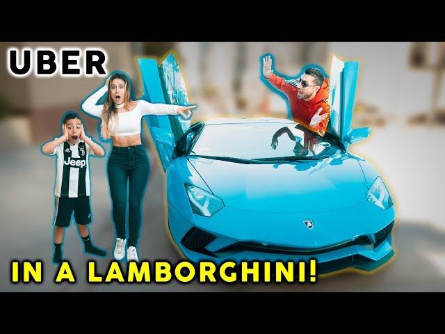 Picking Up Uber Riders In a LAMBORGHINI! **SO FUNNY** | The Royalty Family