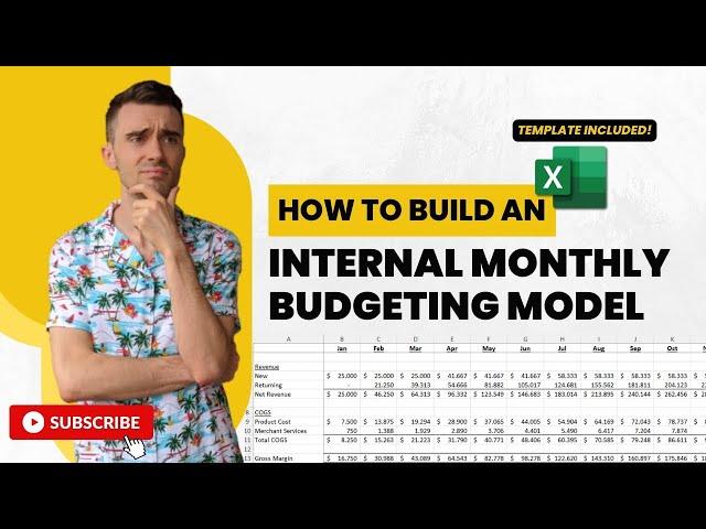 Monthly Budgeting & Forecasting Model [Template Included]