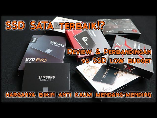 SSD SATA Terbaik?? - Samsung 870 Evo vs RX7 vs Eyota - Test & perbandingan