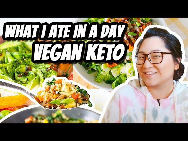 VEGAN KETO RECIPES | What I Eat Vegan In A Day | Mary's Test Kitchen