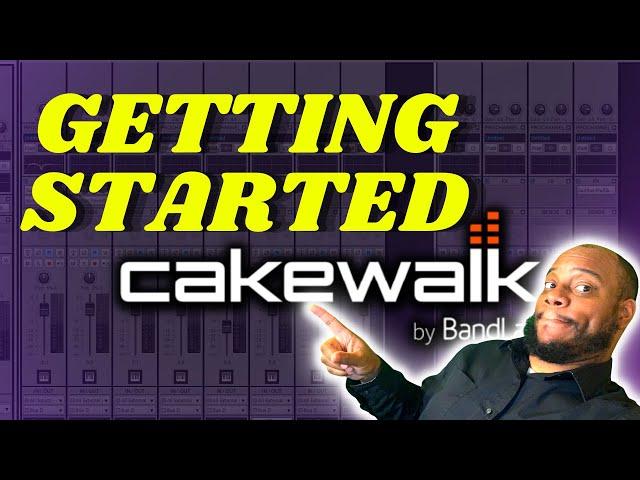 HOW TO USE CAKEWALK BY BANDLAB - Tutorial for Beginners (free daw) - Getting Started