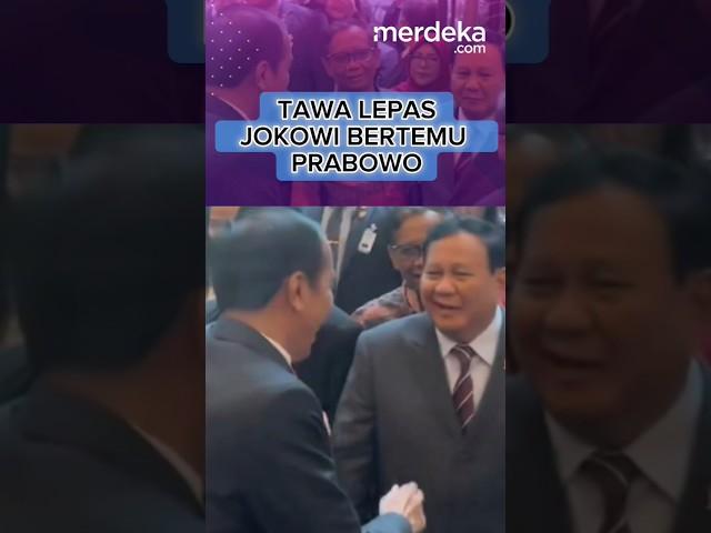 Jokowi Tertawa Prabowo Bicara "Bikin Heboh Eropa" #merdekadotcom #besmart #viralshort