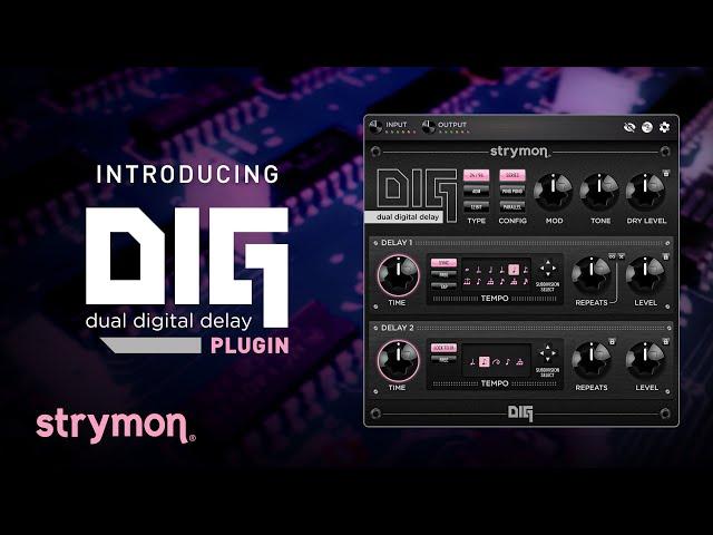 Introducing DIG Dual Digital Delay Plugin From Strymon