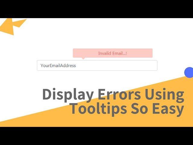 How to Display Error Message to User