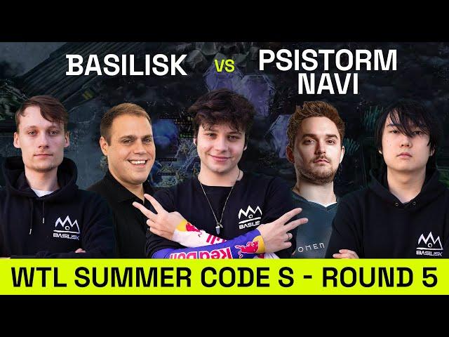 BASILISK VS PSISTORM NaVi | WTL Summer Round 5 | Starcraft 2