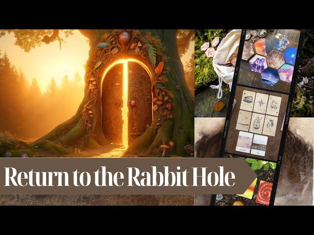 Return to the Rabbit Hole: AI Text & Image Creation