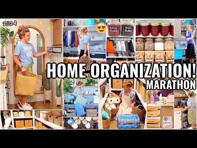 HOME ORGANIZATION IDEAS!! CLEAN & ORGANIZE WITH ME | DECLUTTERING AND ORGANIZING MOTIVATION 2024