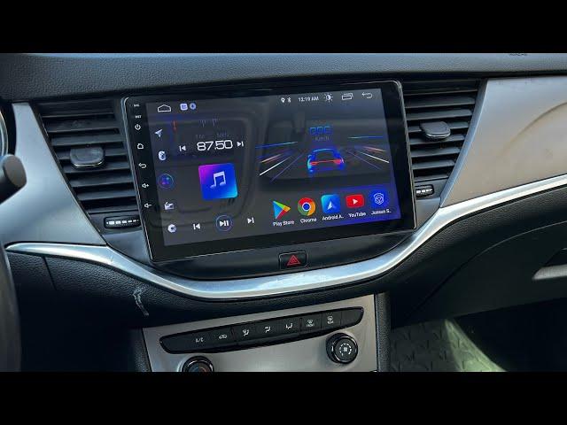 Install Android car radio for Opel astra K 2016, Apple CarPlay, android auto