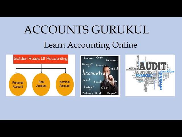 Accounts Gurukul | Learn Accounting Online |
