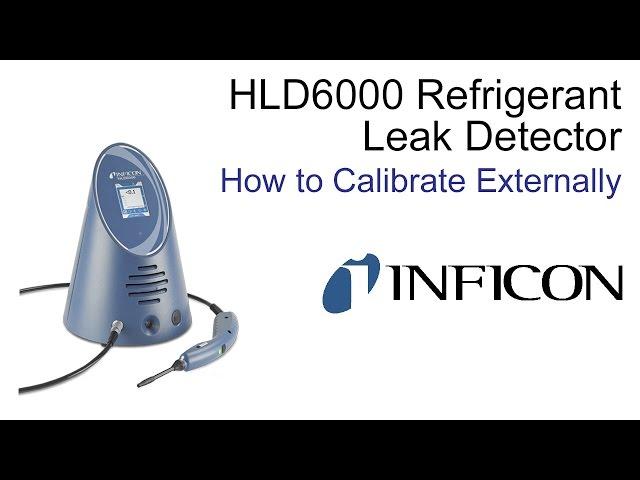 HLD6000 Refrigerant Leak Detector | How to Calibrate Externally