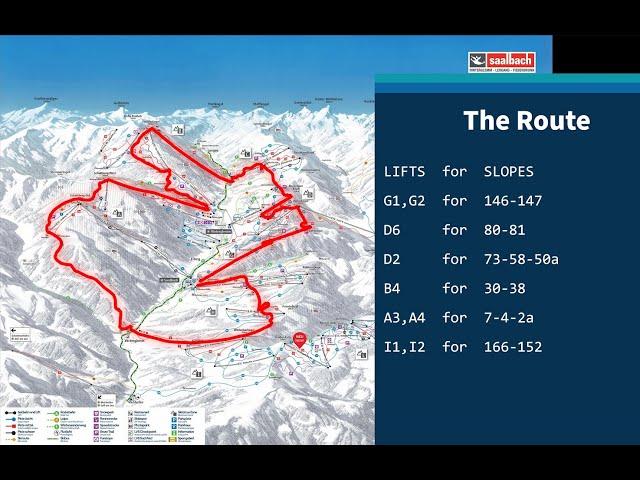 Saalbach Hinterglemm 21KM Circuit (unofficial)