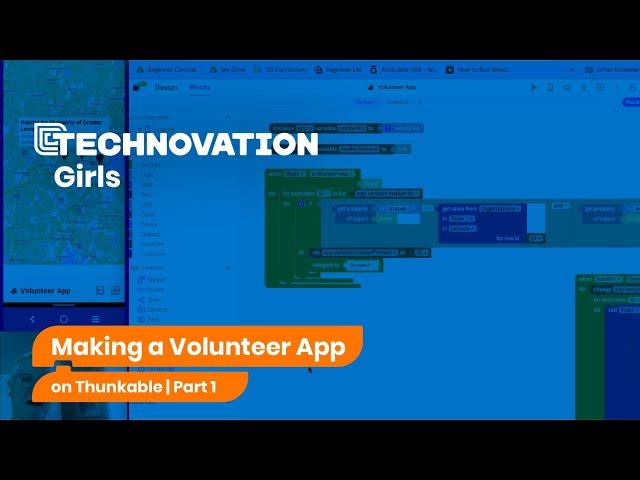 Thunkable Tutorial: Build a Volunteer App: Part 1 | How to use Maps, WebViewer, and Share Components