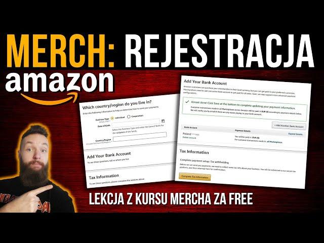 Amazon Merch Rejestracja: Darmowa lekcja z Akademii! Jak się dostać do Amazon Merch jak zacząć?