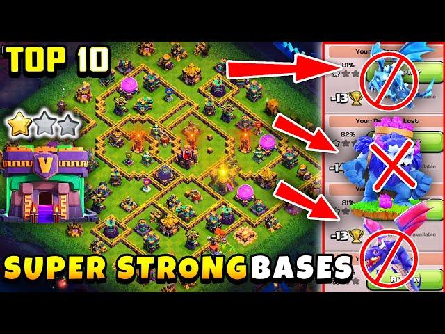 TOP-10 TH14 WARBASE WITH LINK+REPLAY || BEST TH14 WAR BASE 2025 || TH14 ANTI 3 STAR BASE