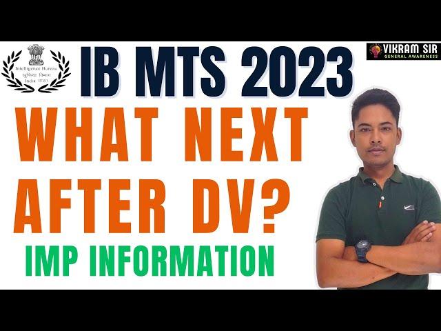 IB MTS 2023 II WHAT TO DO AFTER DV? II BY VIKRAM SIR