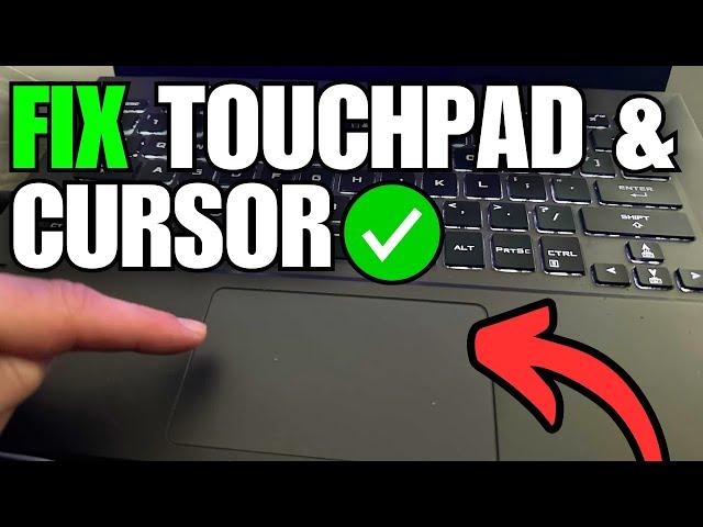 How To Fix Touchpad Not Working & No Cursor on ASUS Laptop