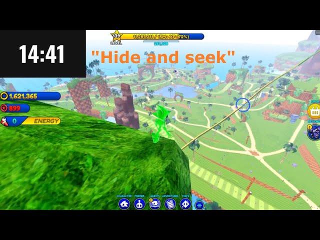 Sonic Speed Simulator Hide & Seek!