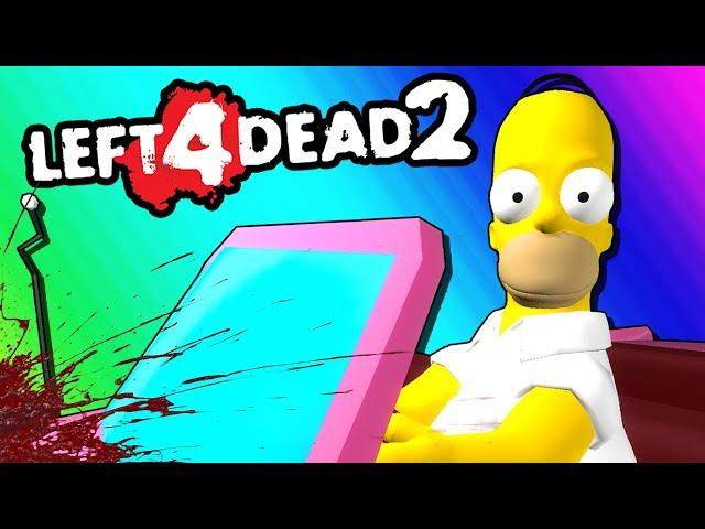 Surviving The Homer Apocalypse! (Left 4 Dead 2 Funny Moments and Mods)