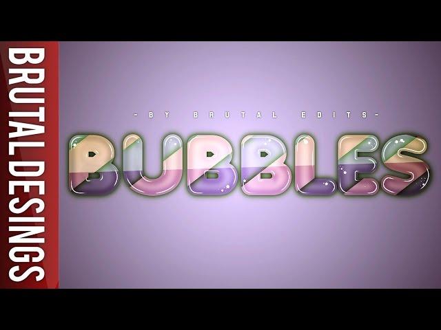 A Cool "Bubbles" Text Effect | GIMP