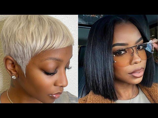 2024 Super Chic & Short Haircut Ideas for African American Women