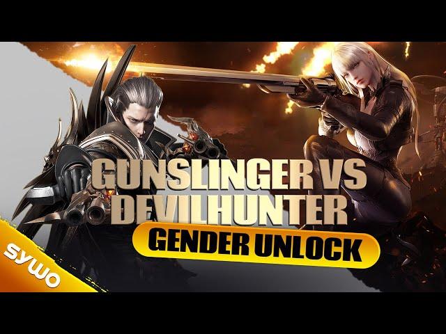 LOST ARK Gender Unlock GUNSLINGER vs DEVIL HUNTER Skills Comparison