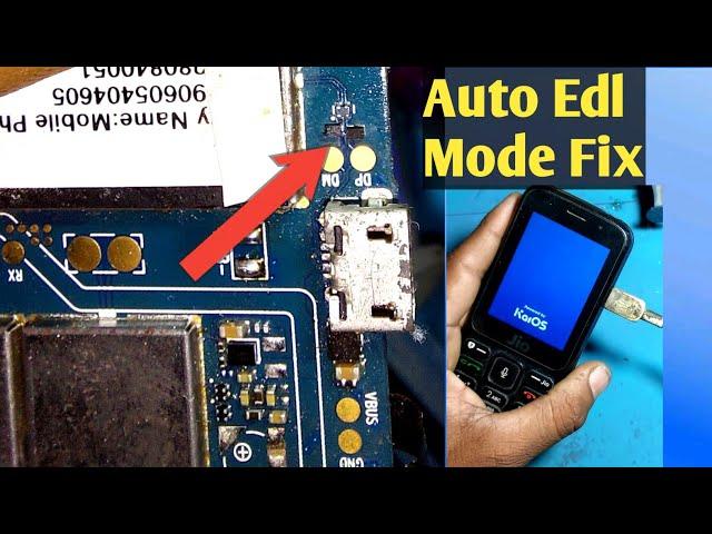 Jio Mobile Auto Edl Mode Problem Fix | Jio Mobile Auto Qualcomm Mode Problem Solution