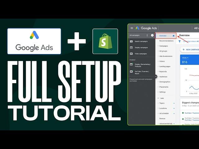 How to Run Google Ads for Shopify 2024 (Full Setup & Tutorial)