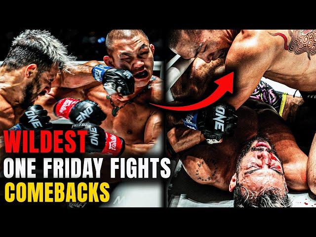 These Fighters Have NO QUIT  10 Best Comebacks In ONE Friday Fights