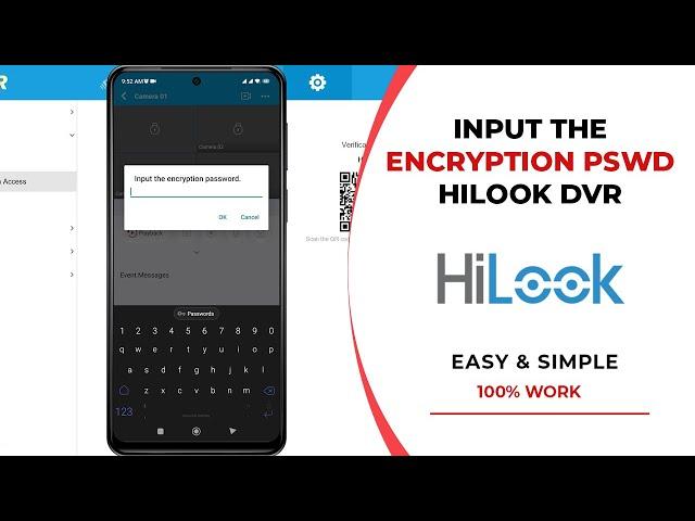 How To Hilook Input The Encryption Password