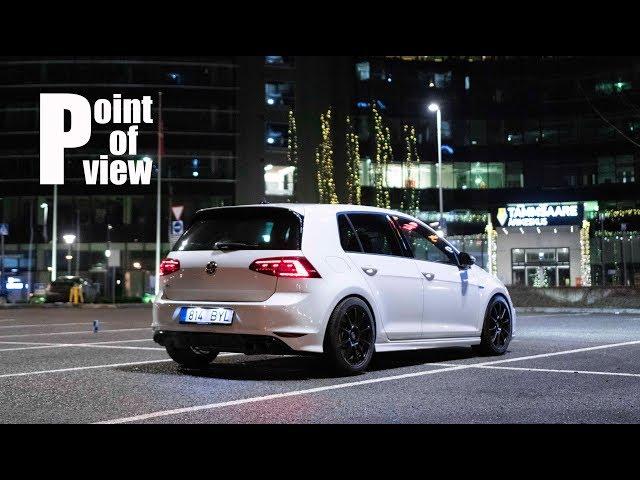 2014 VW Golf R DSG - Night city POV Drive [4K]