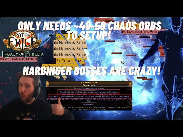 Harbinger Bosses are CRAAAZY - Path of Exile PHRECIA IDOL CURRENCY STRATEGY Guide!