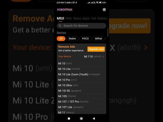 Mi 11X update miui 14 released download miui downloader and install miui 14 rom Subscrbe if u got it